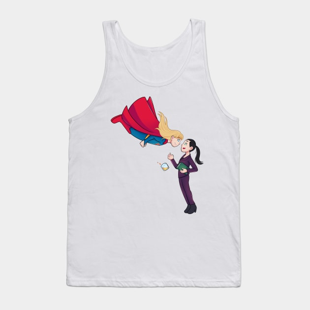 Chibi Supercorp Tank Top by ribeironathana